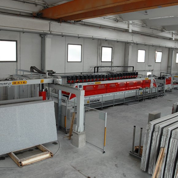 Welt-linea di lucidatura granito | Pedrini